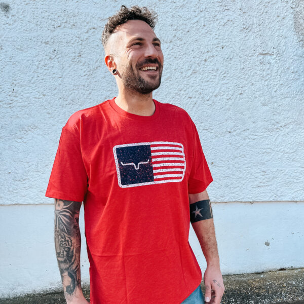 American Trucker Tee Red